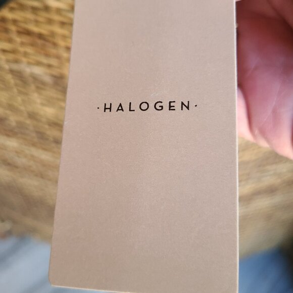 NWT Nordstrom Halogen Drape Front Jacket Black Faux Leather Moto Boho Rock 1X - Picture 3 of 6